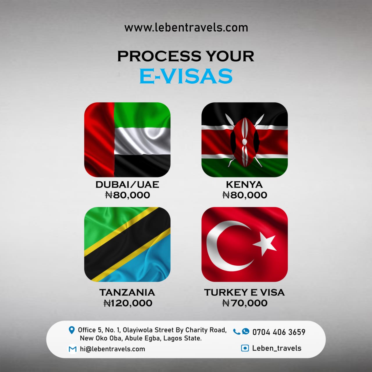 apply for e visa leben travels